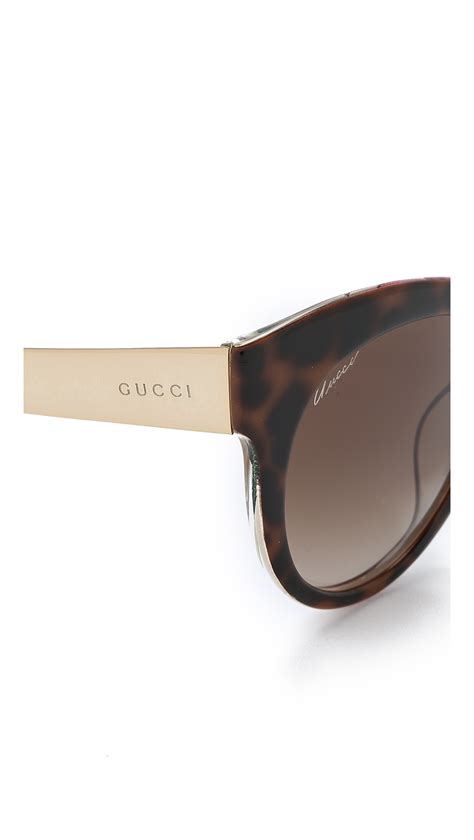 gucci floral leopard sunglasses|Gucci sunglasses official website.